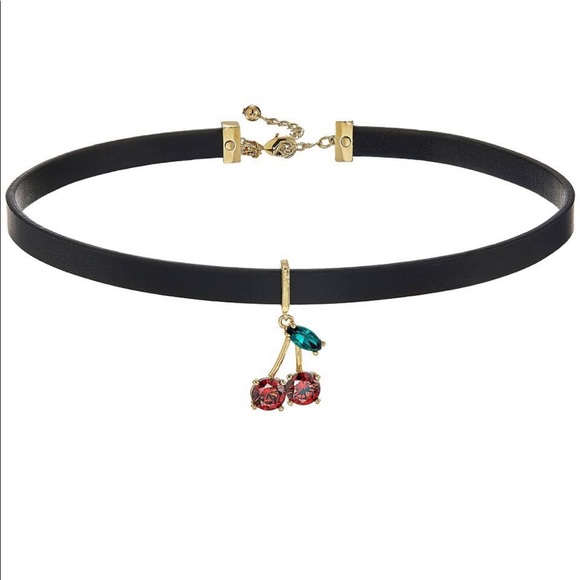 Kate Spade Ma Cherie Cherry Choker Necklace